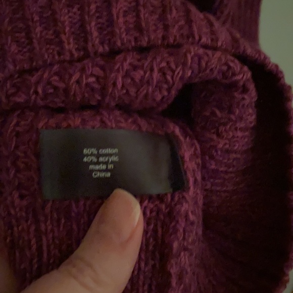 Lane Bryant purple slit-sleeve sweater, 22/24 - Picture 6 of 7